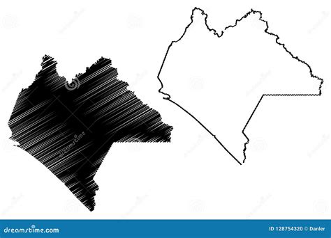 Chiapas map vector stock vector. Illustration of border - 128754320