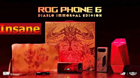 Asus ROG Phone 6 Diablo Immortal Edition: Details, Price | Rog phone 6 diablo immortal unboxing ...