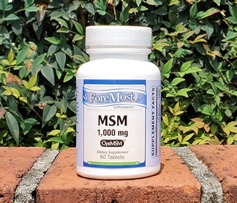 MSM – 1000mg – The Herb Shop of Vinings