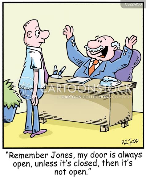 Closed Door Cartoons and Comics - funny pictures from CartoonStock