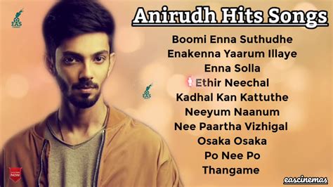 Anirudh Songs Tamil Hits | Jukebox | Anirudh Melodies | anirudh ravichander I Love Hits ...