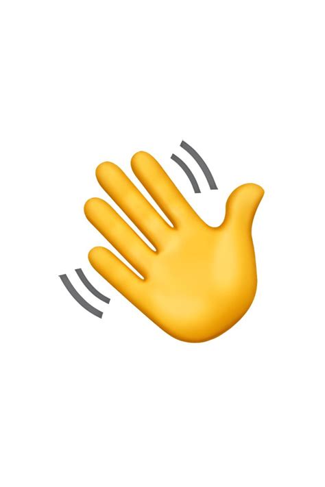 👋 Waving Hand Emoji in 2023 | Hand emoji, Emoji, Hand emoji meanings