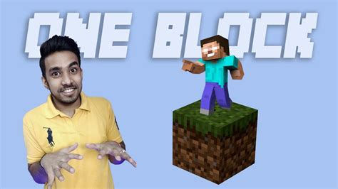 MINECRAFT ONE BLOCK CHALLENGE | ROAD TO 3 MILLION - YouTube