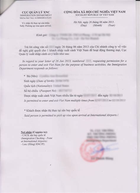 Download Visa Application Form| Vietnam Visa Approval Letter