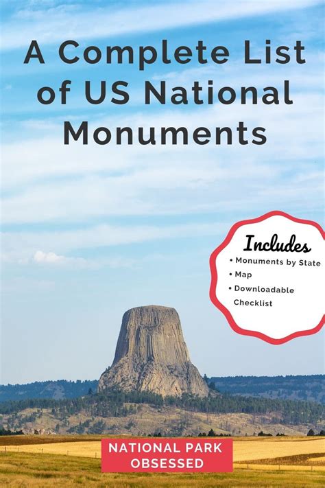 A Complete List of US National Monuments | National monuments, National ...