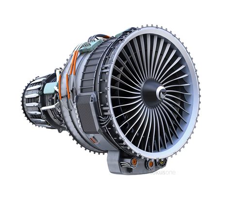 Turbofan engine on Behance