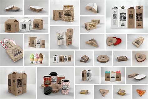 FREE Fast Food Packaging Mockup - UPDATED :: Behance