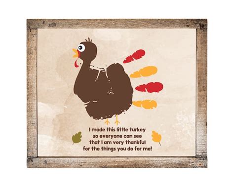 Turkey Handprint Thanksgiving Craft For Kids Happy | ubicaciondepersonas.cdmx.gob.mx