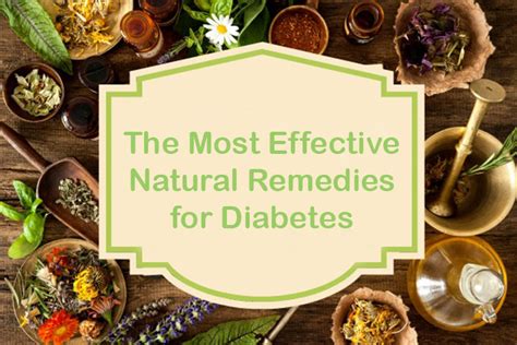 The Most Effective Natural Remedies for Diabetes | Best Herbal Health