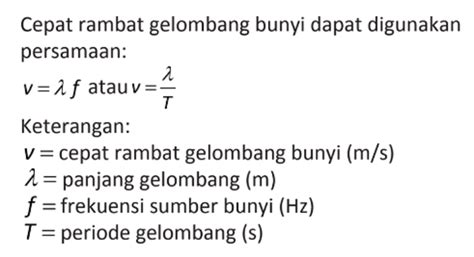 Rumus Panjang Gelombang, Contoh Soal dan Pembahasannya - Edukasi ...