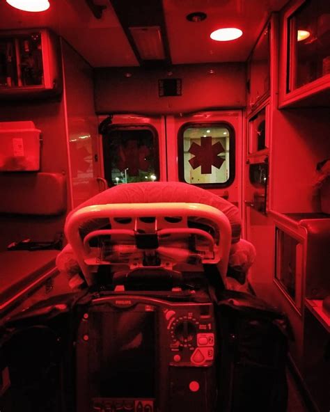 We have red dome lights in our Ambulance's which makes a pretty cool ...