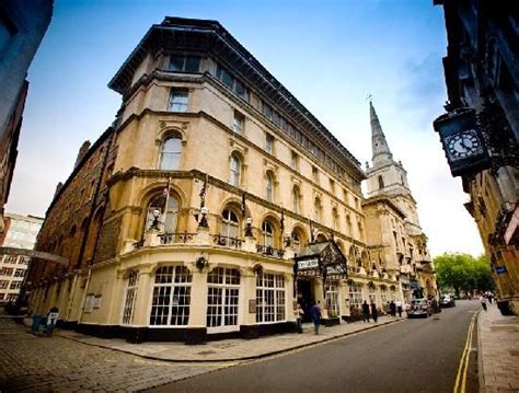 The Grand Hotel, Broad Street, Bristol, England...worked as a front desk clerk, and lived there ...