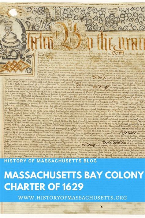 Want to learn more about the Massachusetts Bay Colony charter of 1629? Click on the image to ...