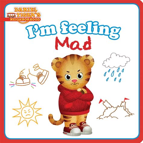 Daniel Tiger's Neighborhood: I'm Feeling Mad (Board book) - Walmart.com