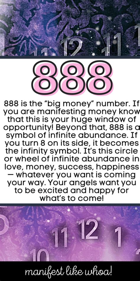 888 Angel Number Meaning & Symbolism For Manifestation – Manifest Like Whoa!