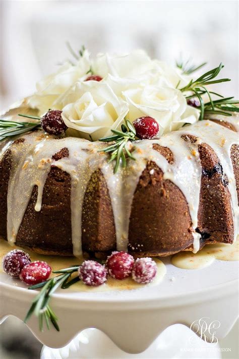 cranberry-bundt-cake -recipe-easy-elegant-christmas-dessert- | Christmas food desserts, Holiday ...