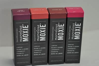 Video Post: bareMinerals Marvelous Moxie Lipstick, Lipgloss and Lipliner Swatches, Review - The ...