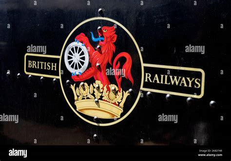 British railways locomotive totem hi-res stock photography and images - Alamy