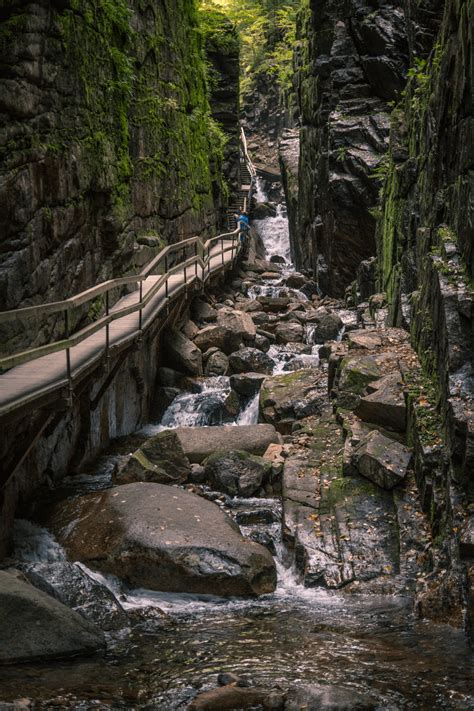 The Flume Gorge in New Hampshire : pics