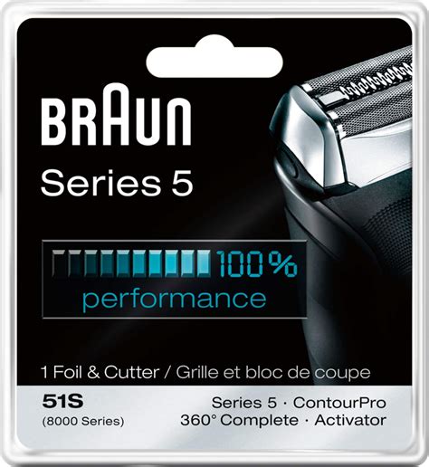 Braun Replacement Head for Series 5 Shavers Silver COMBI-51S/8000CP - Best Buy