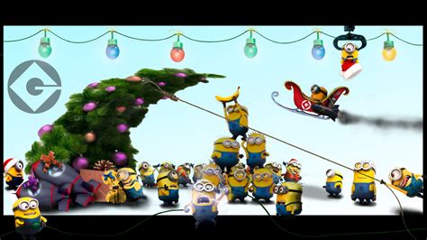 Minion Christmas Wallpaper - WallpaperSafari