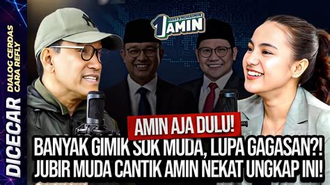 AMIN AJA DULU! BANYAK GIMIK SOK MUDA, LUPA GAGASAN?! JUBIR MUDA CANTIK AMIN NEKAT UNGKAP INI ...