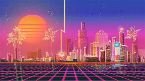 Vaporwave City Desktop Wallpaper - A collection of the top 112 ...