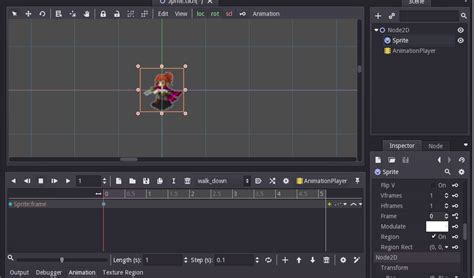 Defining the correct sprites for a walkdown animation using ...