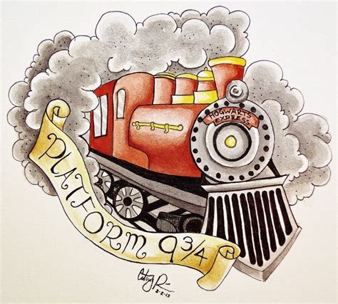 Hogwarts Express watercolor by CortneyPalmerArt on Etsy | Harry potter painting, Harry potter ...