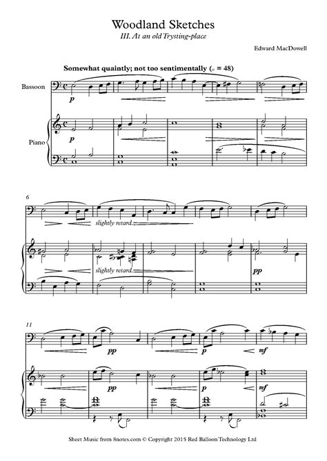 Free Bassoon Sheet Music, Lessons & Resources - 8notes.com