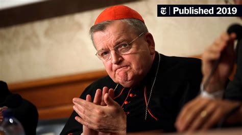 Opinion | Cardinal Burke: ‘I’m Called the Enemy of the Pope, Which I Am ...