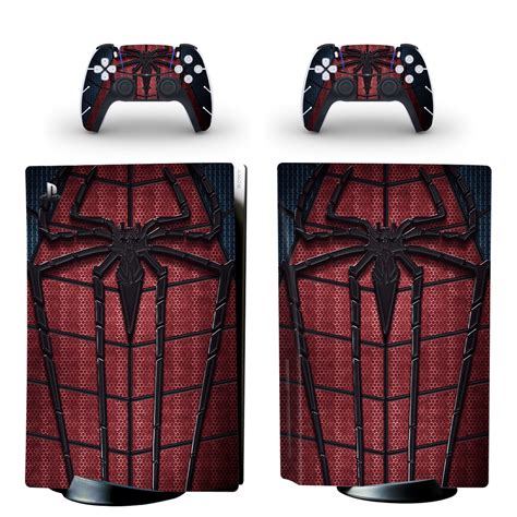 Spider Man PS5 Skin Sticker For PlayStation 5 And Controllers - ConsoleSkins.co