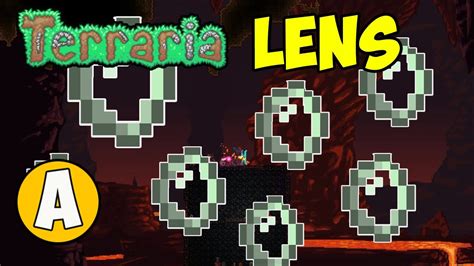 Terraria how get Lens | Terraria 1.4.4.9 Lens - YouTube