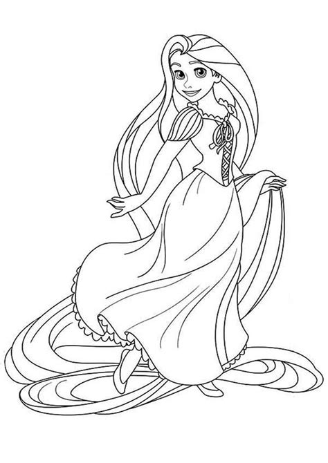 frigo 48+ Rapunzel Disney Princess Coloring Pages Images overlooked