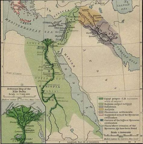 Ancient Egypt Map Images & Pictures - Becuo