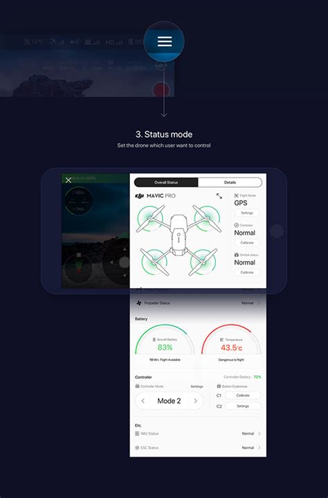 Drone : Control app for all drone on Behance