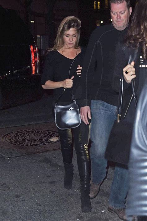 Legs For Days: Jennifer Aniston Sports Hot Leather Pants In NYC -- See ...