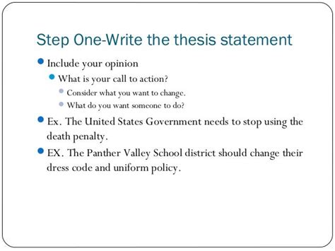 How to Create a Thesis Statement for a Persuasive Essay | Pen and the Pad - How to write a ...