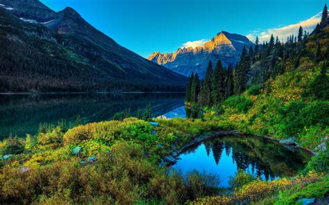 Lake Mountain Scenery Wallpapers | HD Wallpapers | ID #12395