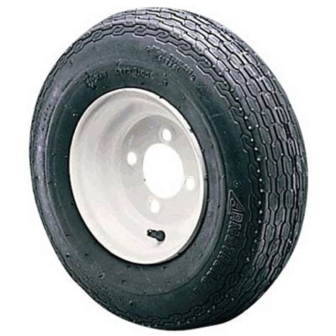 Kenda Loadstar 9in. Trailer Tire and Wheel Assembly — 690/600-9, 5-Hole ...