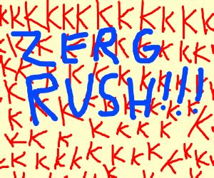 Starcraft zerg rush - Drawception