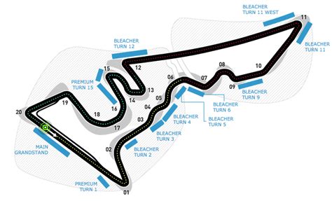 Map To Circuit Of The Americas