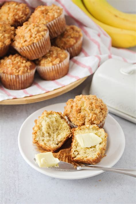 Banana Streusel Muffins - The Baker Upstairs