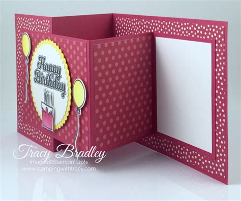 Create this easy Double Z- Fold birthday card featuring the Stampin' Up ...