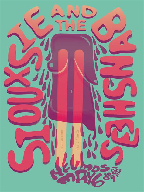 Siouxsie and the Banshees poster on Behance