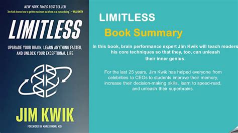 Limitless BOOK SUMMARY || Core Message from Limitless book | Best books to read - YouTube