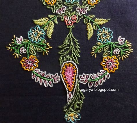 Crafty Needlelite by Preethi Arya: Kashmiri Embroidery