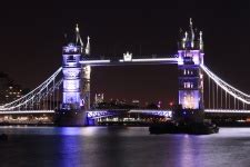 Tower Bridge Night View Free Stock Photo - Public Domain Pictures