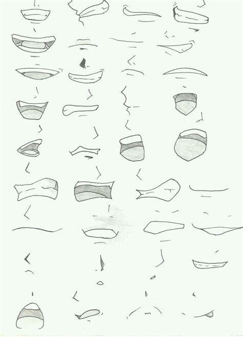 Anime mouth expressions | Manga mouth, Mouth drawing, Anime drawings tutorials