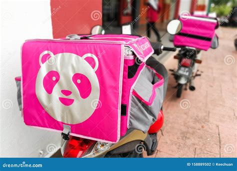 KUALA LUMPUR, MALAYSIA, September 17, 2019: Foodpanda Riders Waiting ...